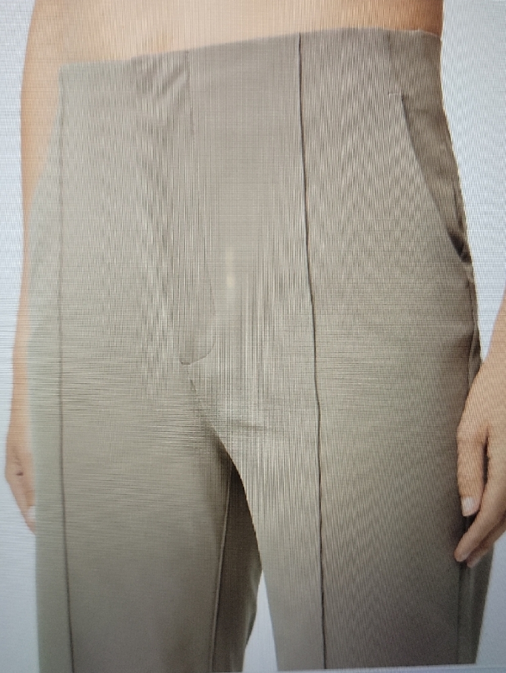 Womens Vuori Meta Wide Leg Cream Pants - Picture 9 of 10